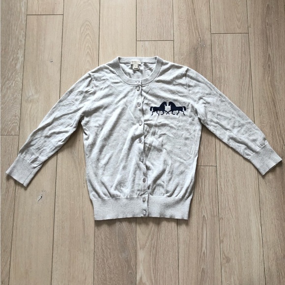 J. Crew The Clare Cardigan in Cream - Picture 1 of 10